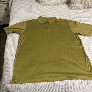 NWOT Jim Thompson Men's Olive Green Polo Shirt Size XL